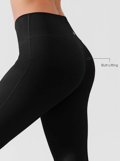 CELESTE – Flared Yoga Shaping Pants - LivingCurves Licht Blauw / XS