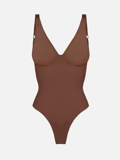 LIVC – V-Neck Tummy Control Shaping Bodysuit | Naadloze Comfort Body met Shaping Effect & Elegante Pasvorm