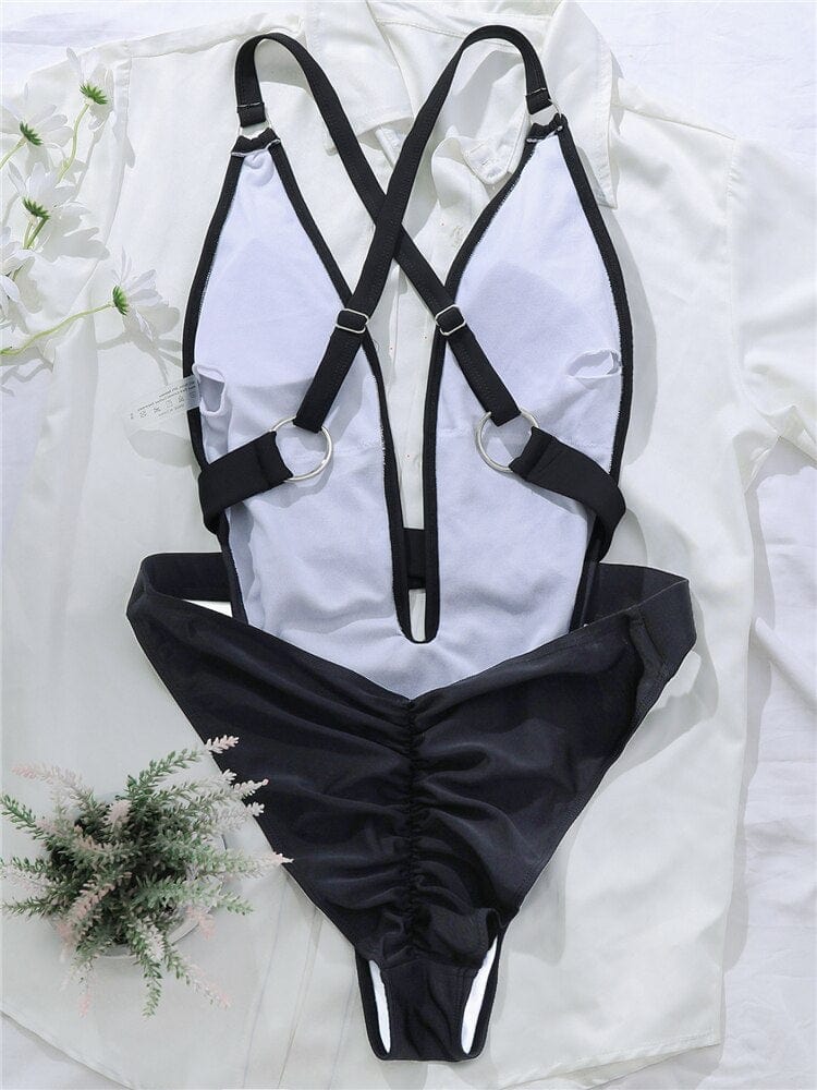 Aria Deep Cross Swimsuit