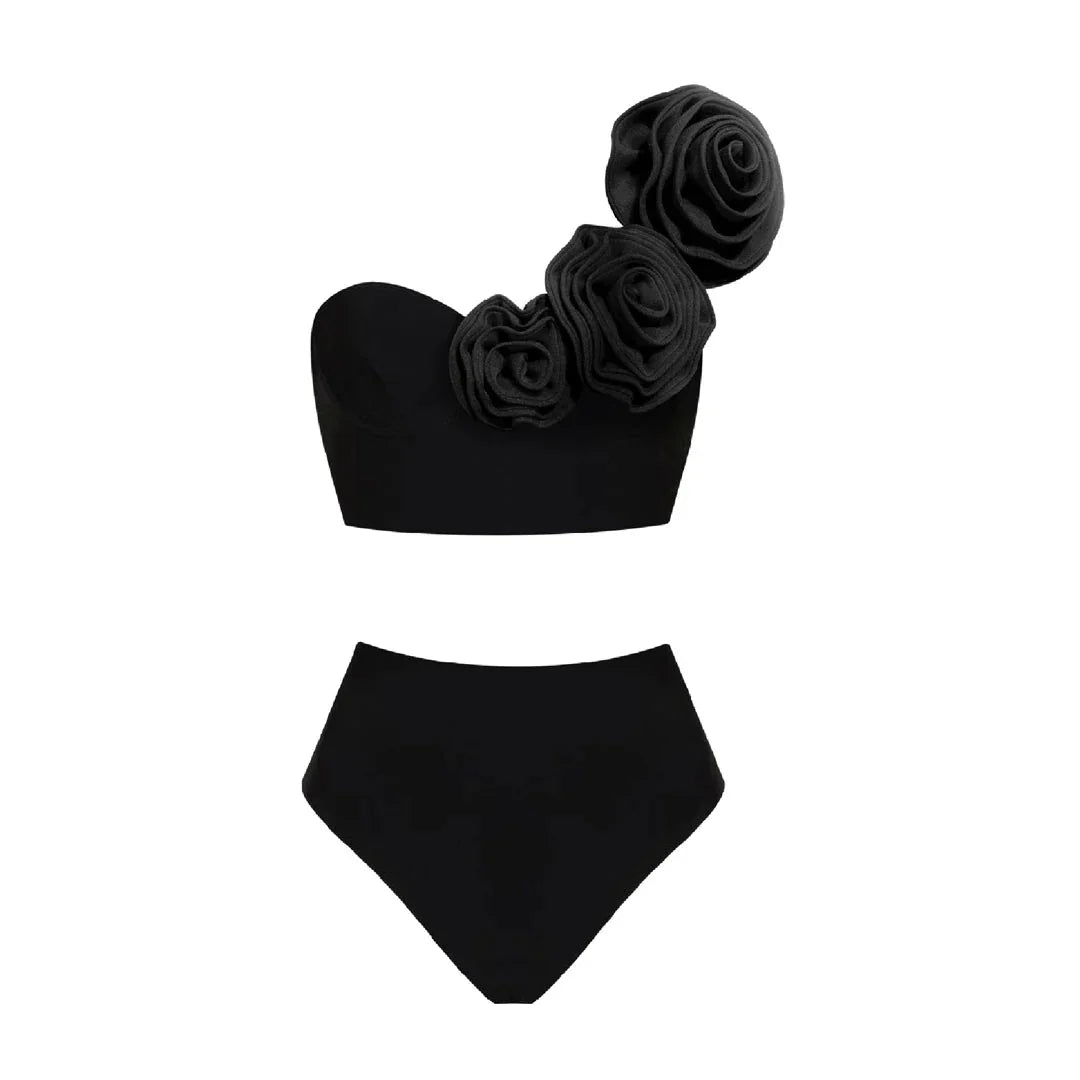 Flora One - Shoulder Bikini Set