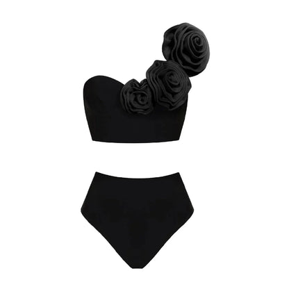 Flora One - Shoulder Bikini Set