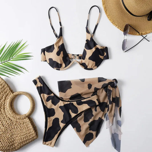 Amara Animal Print Bikini Set
