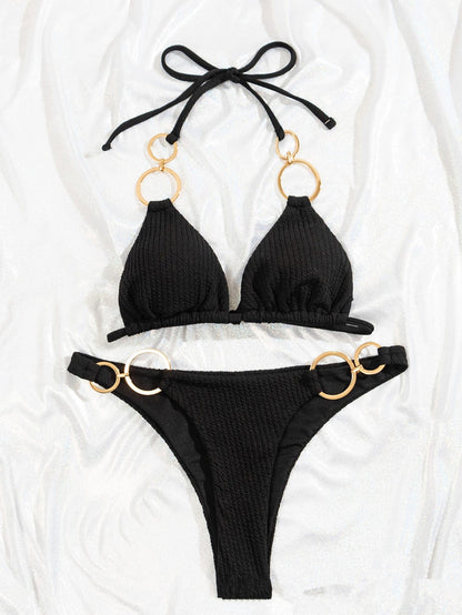 Maia ring bikini – bikini met ringdetails en verstelbare pasvorm