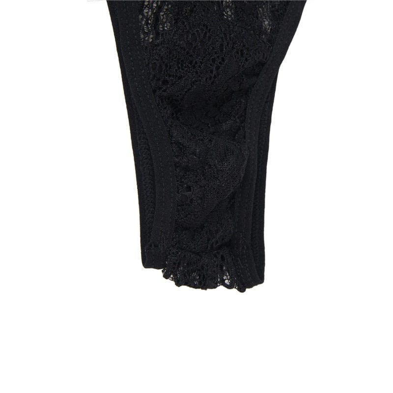 Celeste Floral Sheer Bodysuit - Bloemenmesh Transparante Body