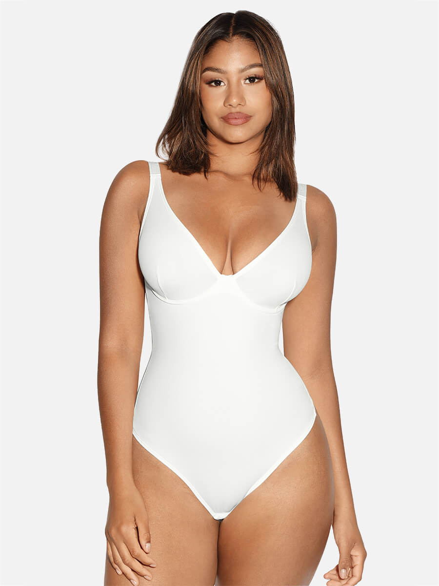 LIVC – V-Neck Tummy Control Shaping Bodysuit | Naadloze Comfort Body met Shaping Effect & Elegante Pasvorm