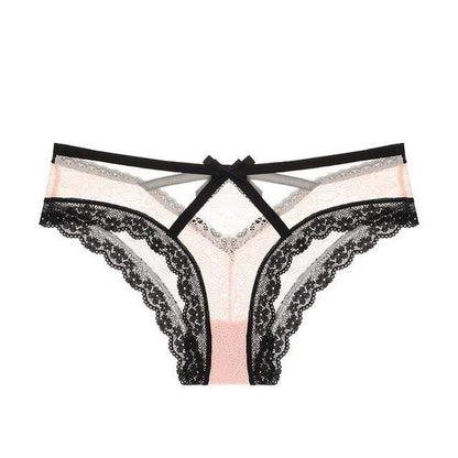 Luna lace mesh slip – kanten mesh slip met vrouwelijke details