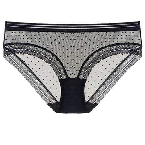 Sofia dot mesh slip – slip met doorschijnend stippenpatroon