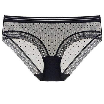 Sofia dot mesh slip – slip met doorschijnend stippenpatroon