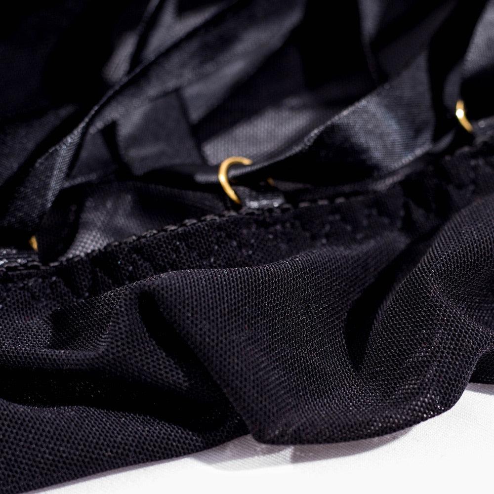 Serena Sheer Lace Night Slip – Kanten Nachtjurkje met Sheer Details