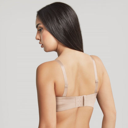 Faith – Strapless Voorgevormde Plunge Beugelbeha in Latte