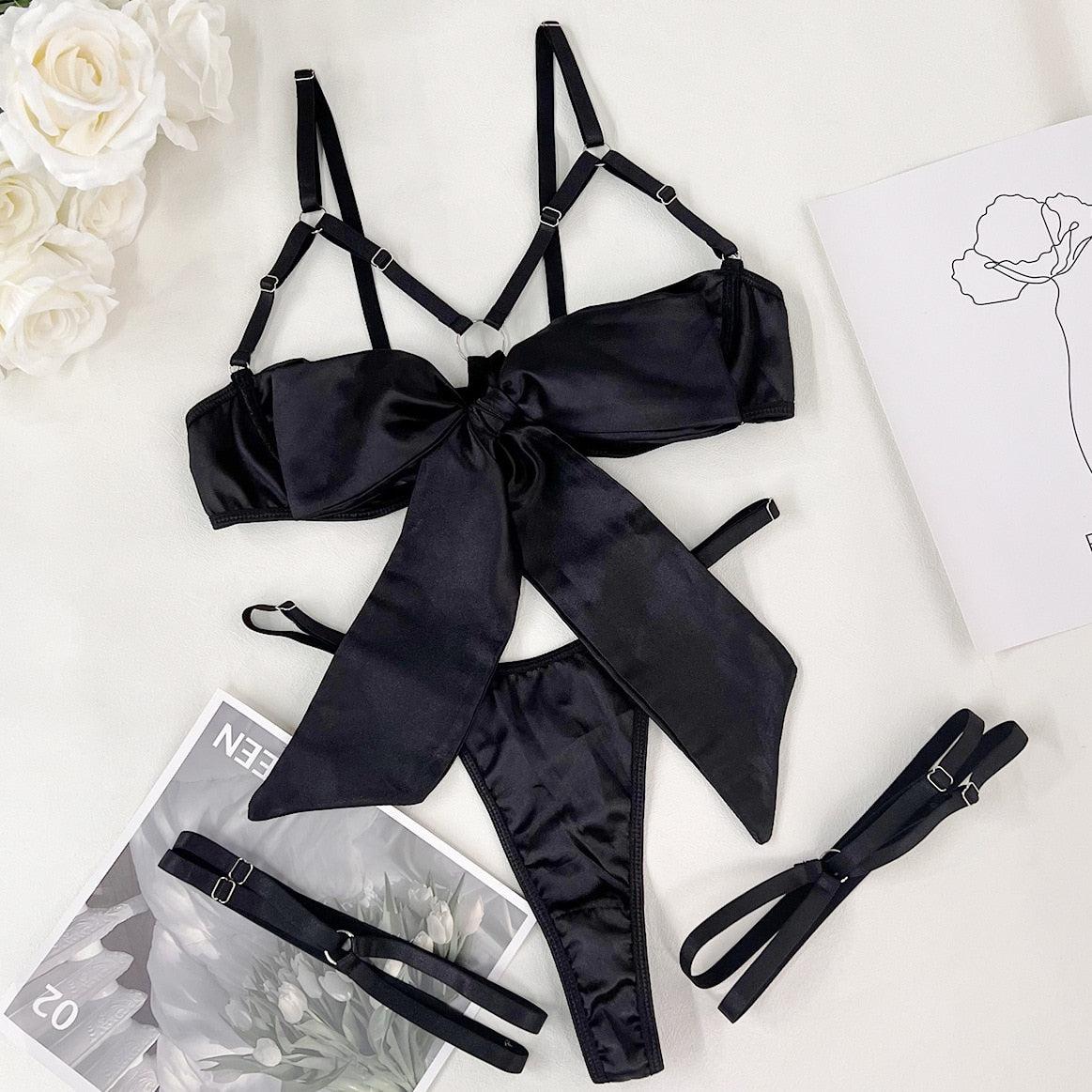 AMÉLIE SATIN LINGERIE SET