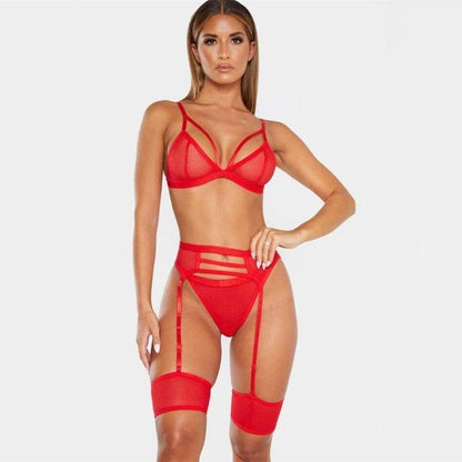 Léana Strap Lace Set