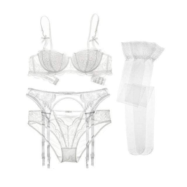 Celine lace delight set – kanten lingerieset met elegante afwerking