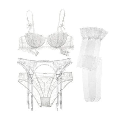 Celine lace delight set – kanten lingerieset met elegante afwerking