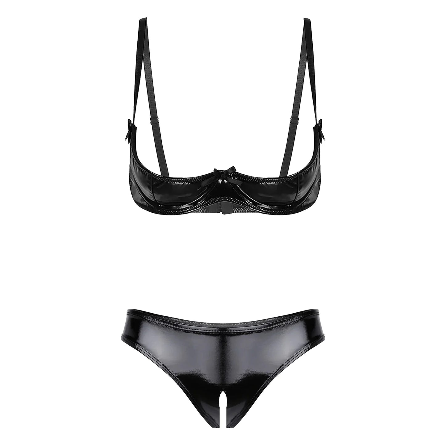Celeste Latex Duo Set - Latex Lingerieset Met Dubbele Stijl En Elegantie