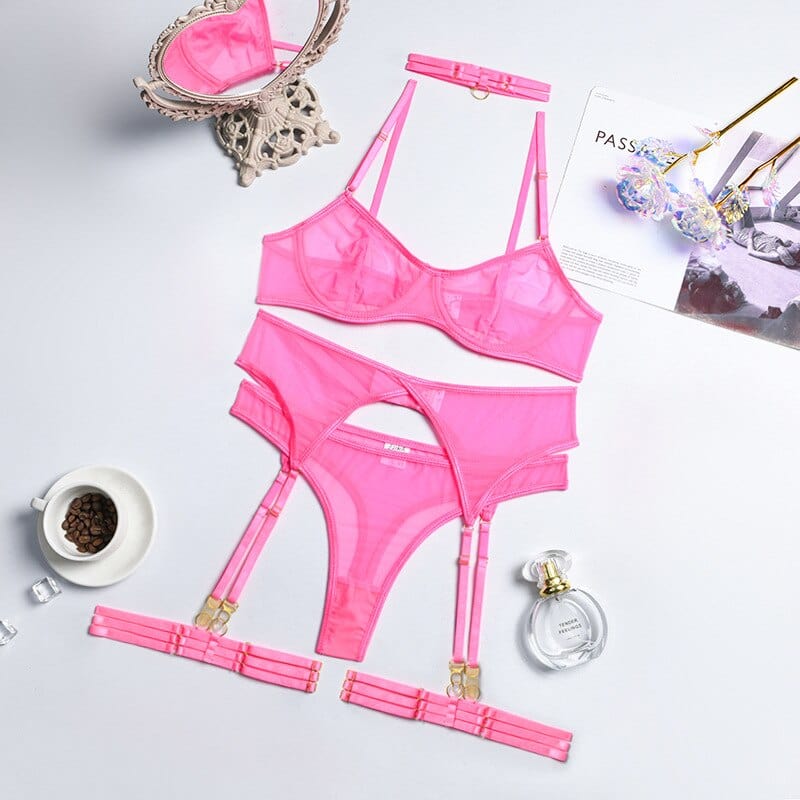 LIVC - Transparante Lingerieset