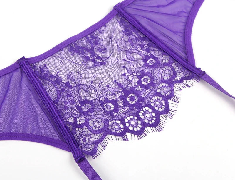 CLARA - Lace Cut Out Lingerie Set