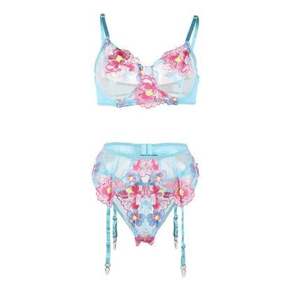 Maëlle floral lingerie set – kanten bloemenlingerie met zachte pasvorm