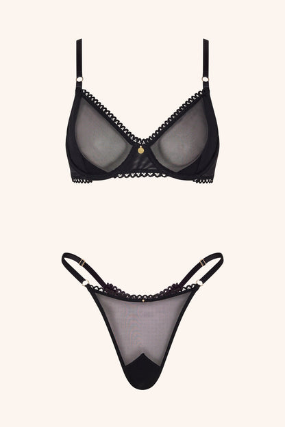 DOLCE – Fuchsia Mesh BH