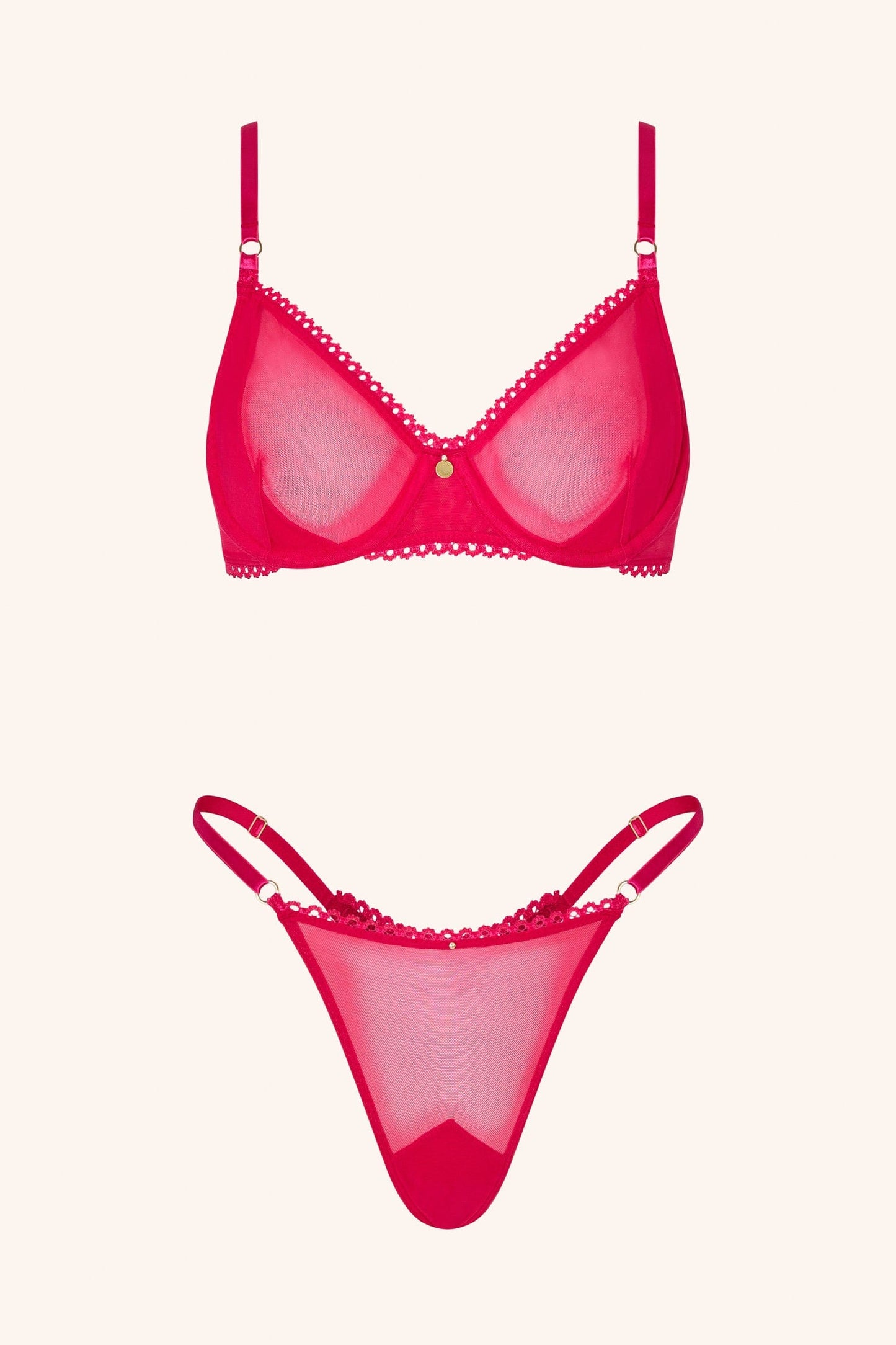 DOLCE – Witte Mesh BH