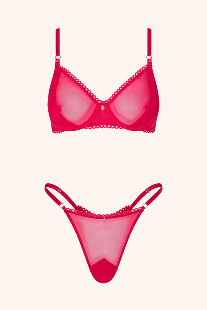 DOLCE – Fuchsia Mesh BH