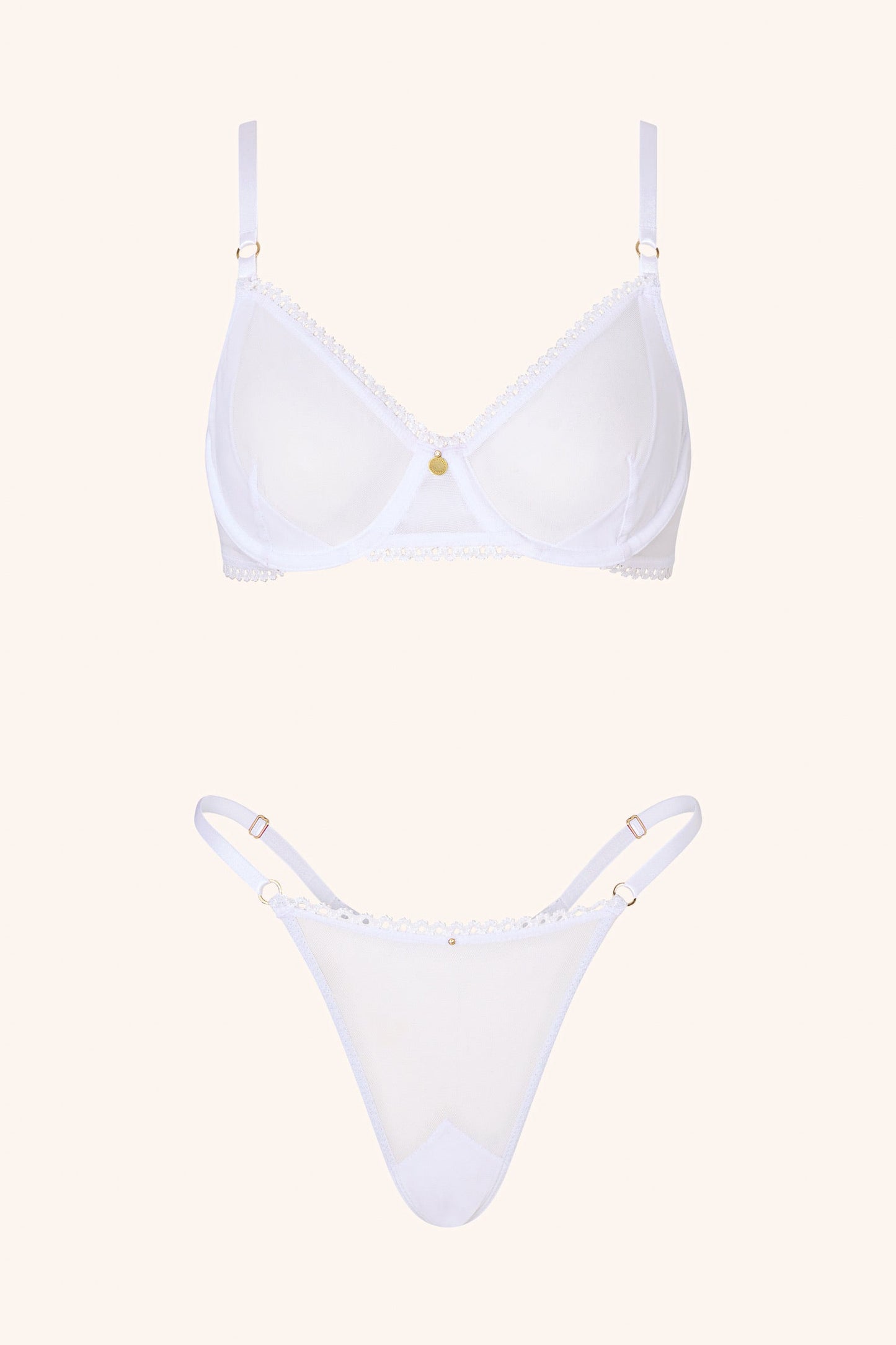 DOLCE – Witte Mesh BH