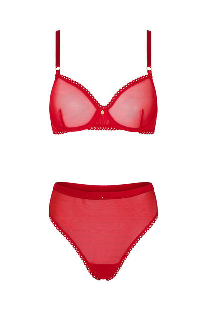 Dolce – Ongewatteerde Beugelbh in Plum