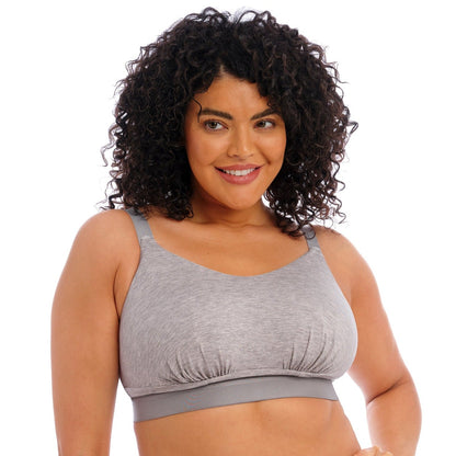Downtime – Naadloze Bralette Zonder Beugel in Grey Marl