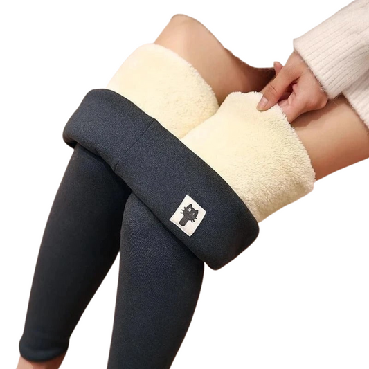 Dames Thermo Leggings met Fleese en Hoge Taille