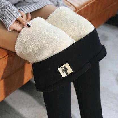 Dames Thermo Leggings met Fleese en Hoge Taille