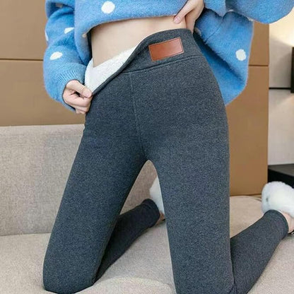 Dames Thermo Leggings met Fleese en Hoge Taille