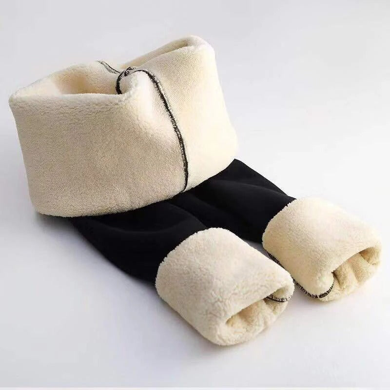 Dames Thermo Leggings met Fleese en Hoge Taille