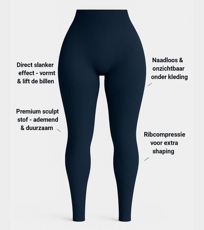 ZIRA – Ribbel Contour Legging - LivingCurves XS