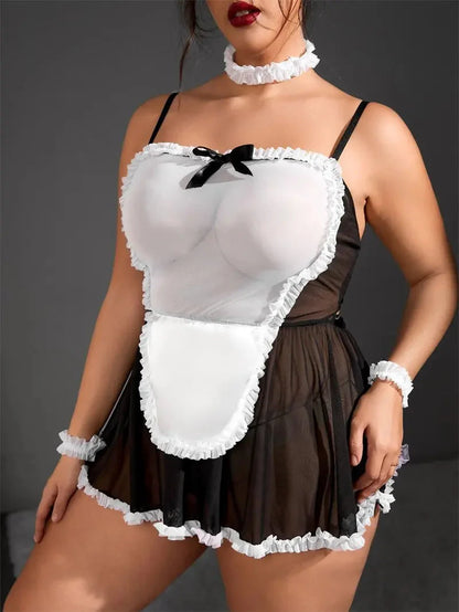 Bella Maid Outfit – Speels Maid-Pakje met Kant