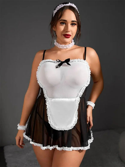 Bella Maid Outfit – Speels Maid-Pakje met Kant