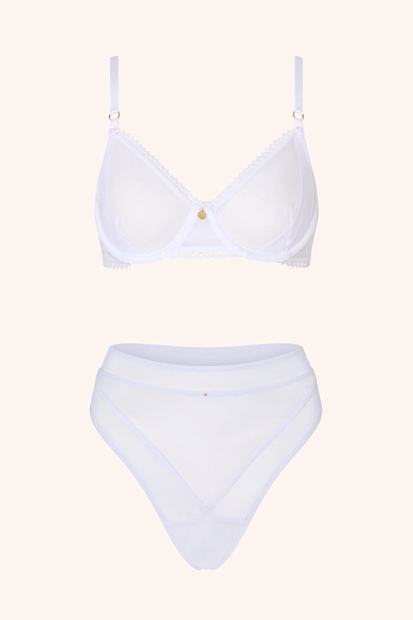 DOLCE – Witte Mesh BH