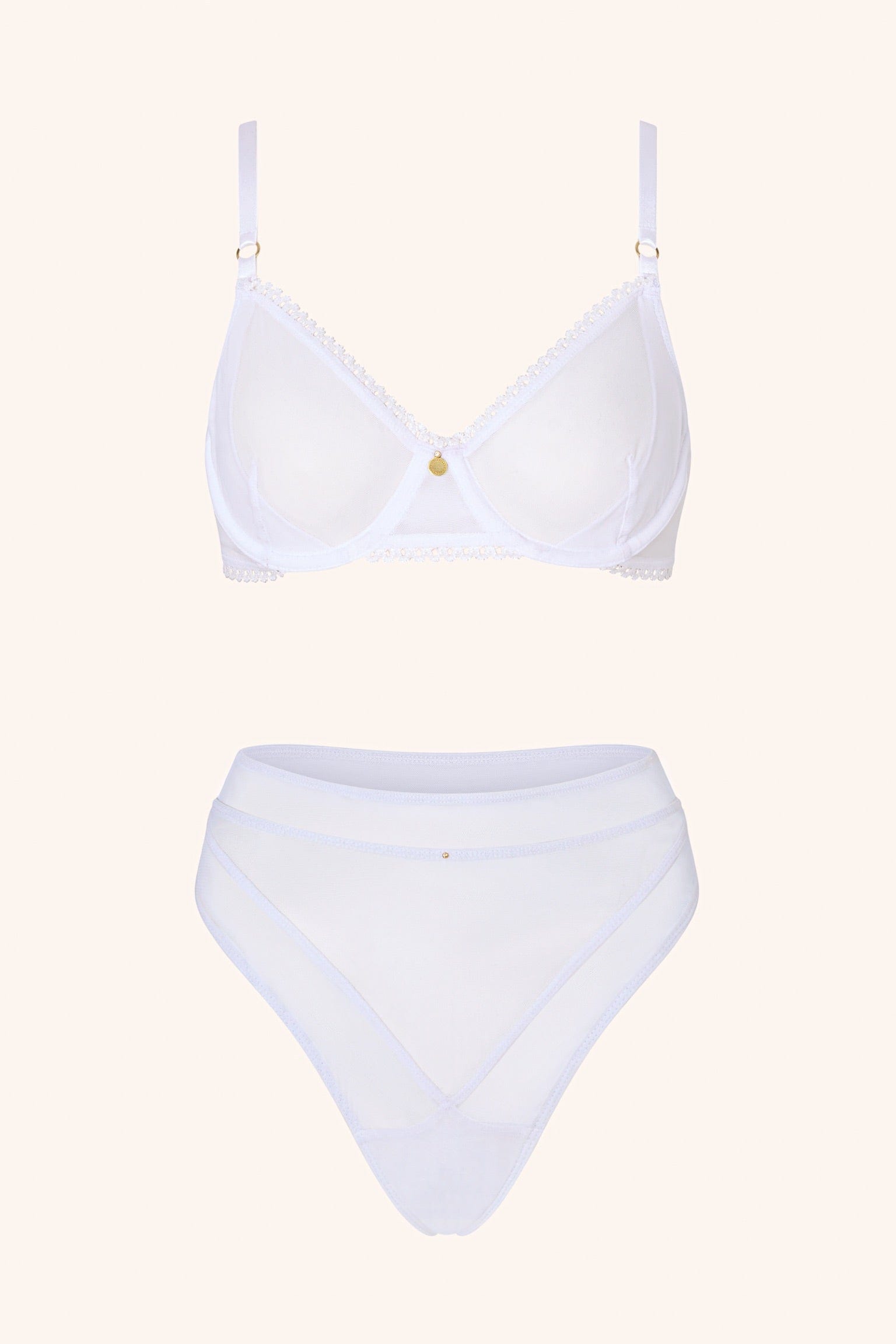 DOLCE – Witte Mesh BH