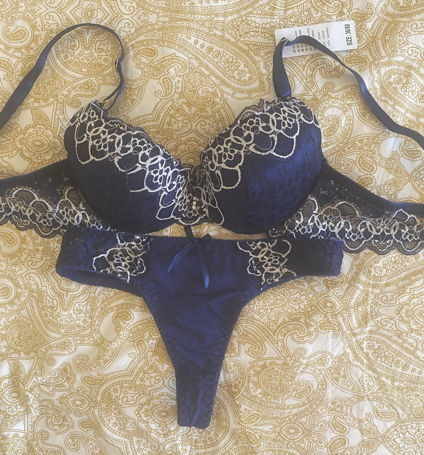 Magic Light Lift Set – Licht Gevoerde BH + String