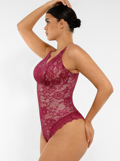 LIVC – Kanten Bodysuit met Stretch & Verleidelijke Pasvorm
