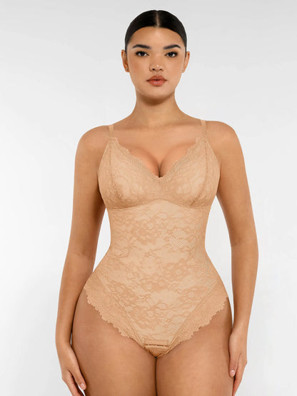 LIVC – Kanten Bodysuit met Stretch & Verleidelijke Pasvorm