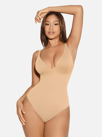 LIVC – V-Neck Tummy Control Shaping Bodysuit | Naadloze Comfort Body met Shaping Effect & Elegante Pasvorm