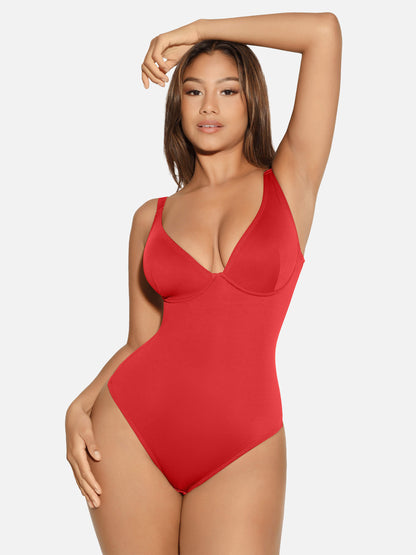 LIVC – V-Neck Tummy Control Shaping Bodysuit | Naadloze Comfort Body met Shaping Effect & Elegante Pasvorm