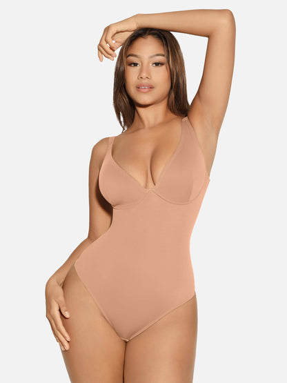 LIVC – V-Neck Tummy Control Shaping Bodysuit | Naadloze Comfort Body met Shaping Effect & Elegante Pasvorm