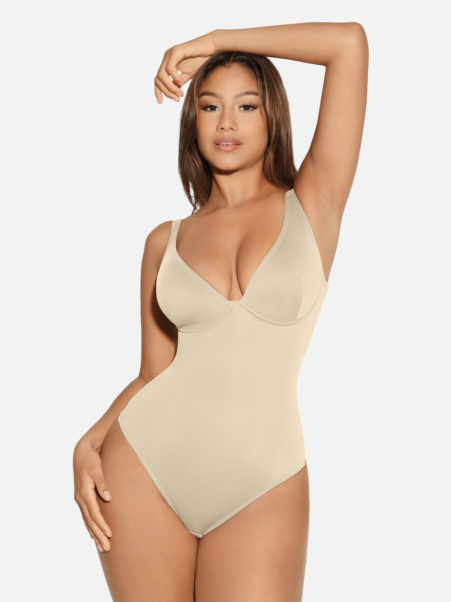 LIVC – V-Neck Tummy Control Shaping Bodysuit | Naadloze Comfort Body met Shaping Effect & Elegante Pasvorm