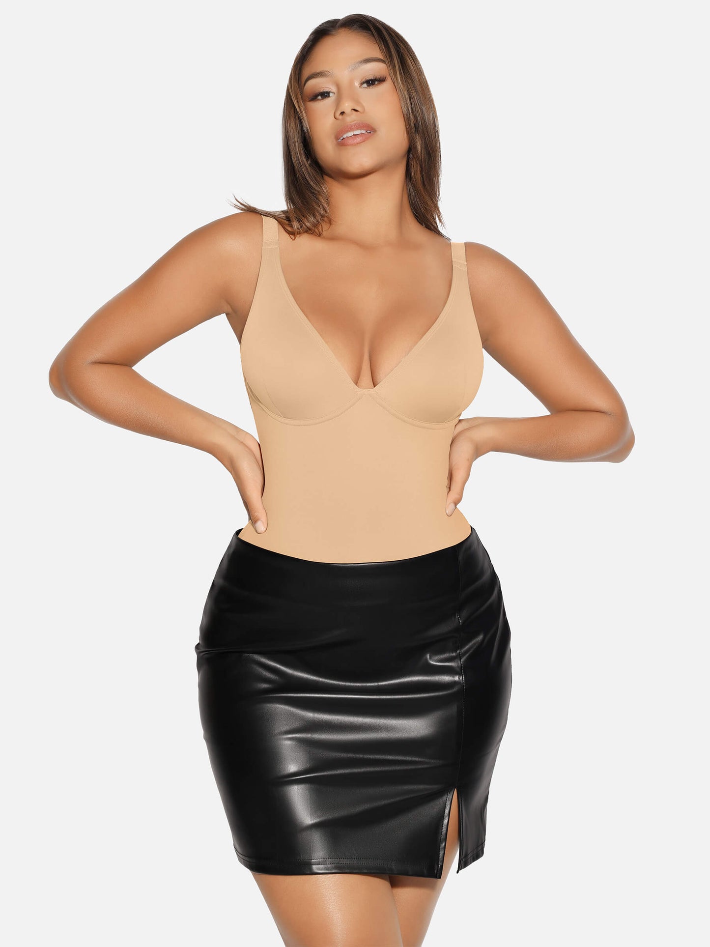LIVC – V-Neck Tummy Control Shaping Bodysuit | Naadloze Comfort Body met Shaping Effect & Elegante Pasvorm