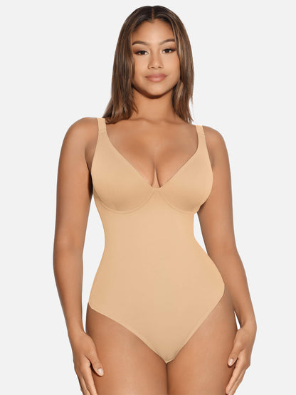 LIVC – V-Neck Tummy Control Shaping Bodysuit | Naadloze Comfort Body met Shaping Effect & Elegante Pasvorm