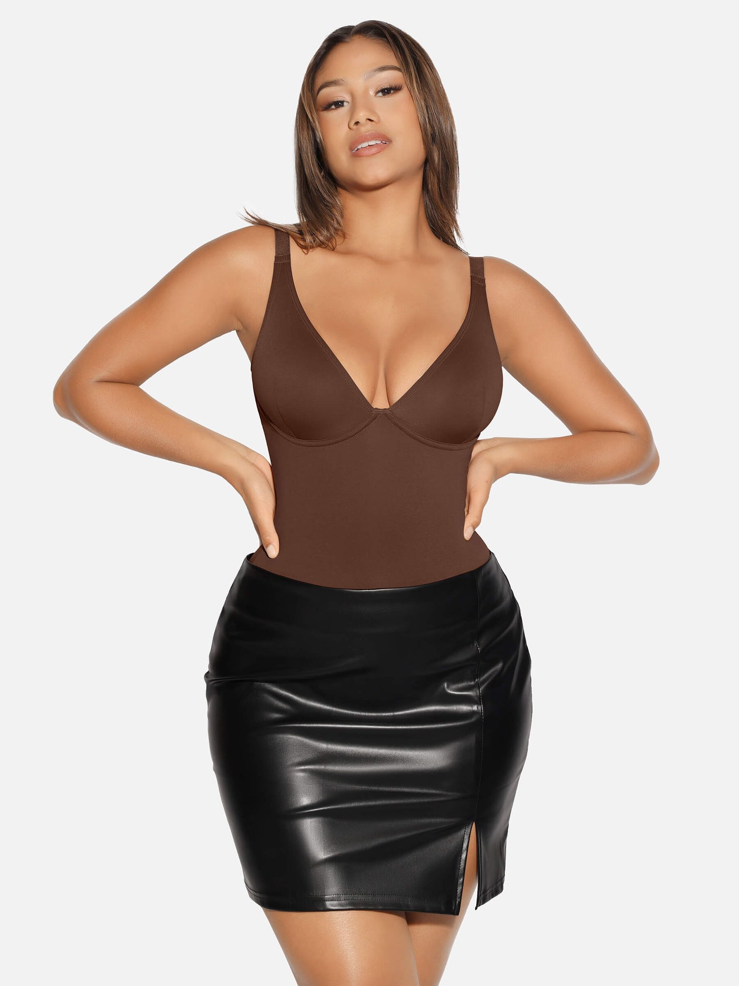 LIVC – V-Neck Tummy Control Shaping Bodysuit | Naadloze Comfort Body met Shaping Effect & Elegante Pasvorm