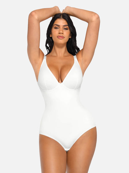 LIVC – V-Neck Tummy Control Shaping Bodysuit | Naadloze Comfort Body met Shaping Effect & Elegante Pasvorm