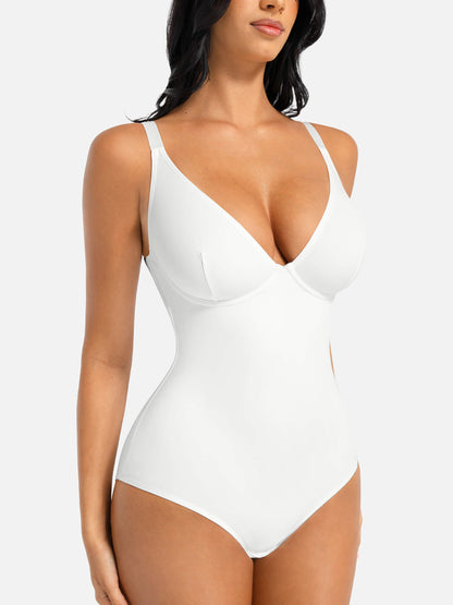 LIVC – V-Neck Tummy Control Shaping Bodysuit | Naadloze Comfort Body met Shaping Effect & Elegante Pasvorm