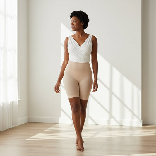 LUNA – Naadloze Shaper Shorts - LivingCurves Kaching Cart Upsell Toggle Zwart / S